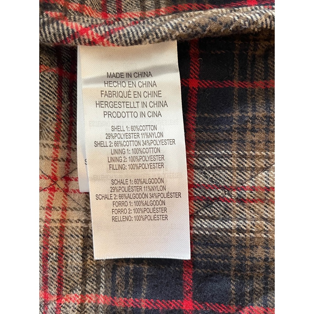 Legendary Whitetails Tough As Buck Field Jacket Plaid Lined Chore Work Coat - Picture 7 of 8